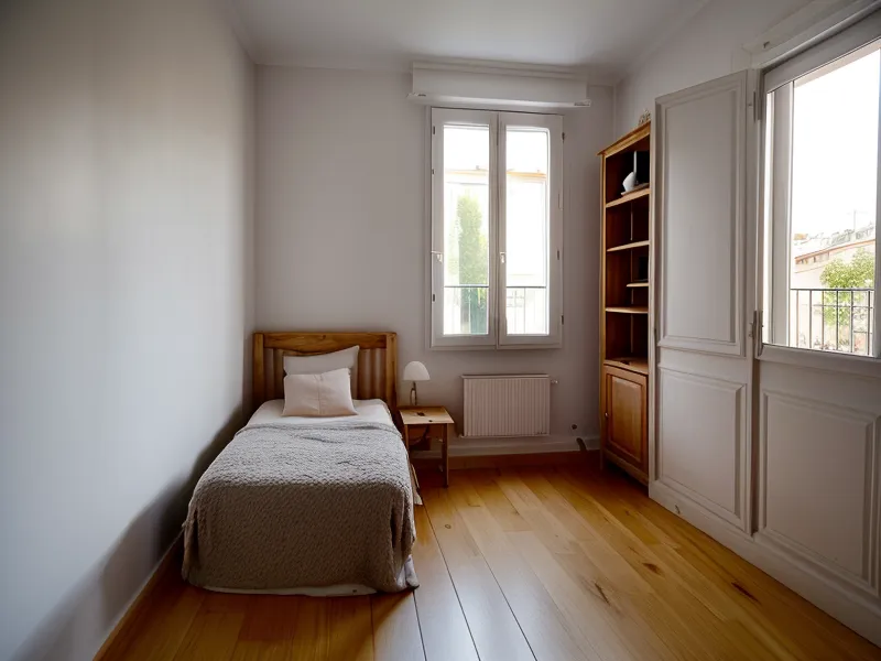 Table de chevet désencombrée pour un sommeil réparateur dans une chambre