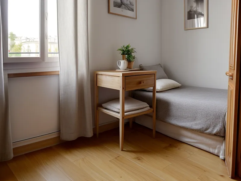 Plateau organisé pour médicaments sur une table de chevet, organisation intérieur adaptée