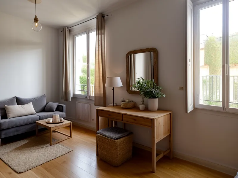 Petit appartement nantais réorganisé pièce par pièce après un désencombrement méthodique